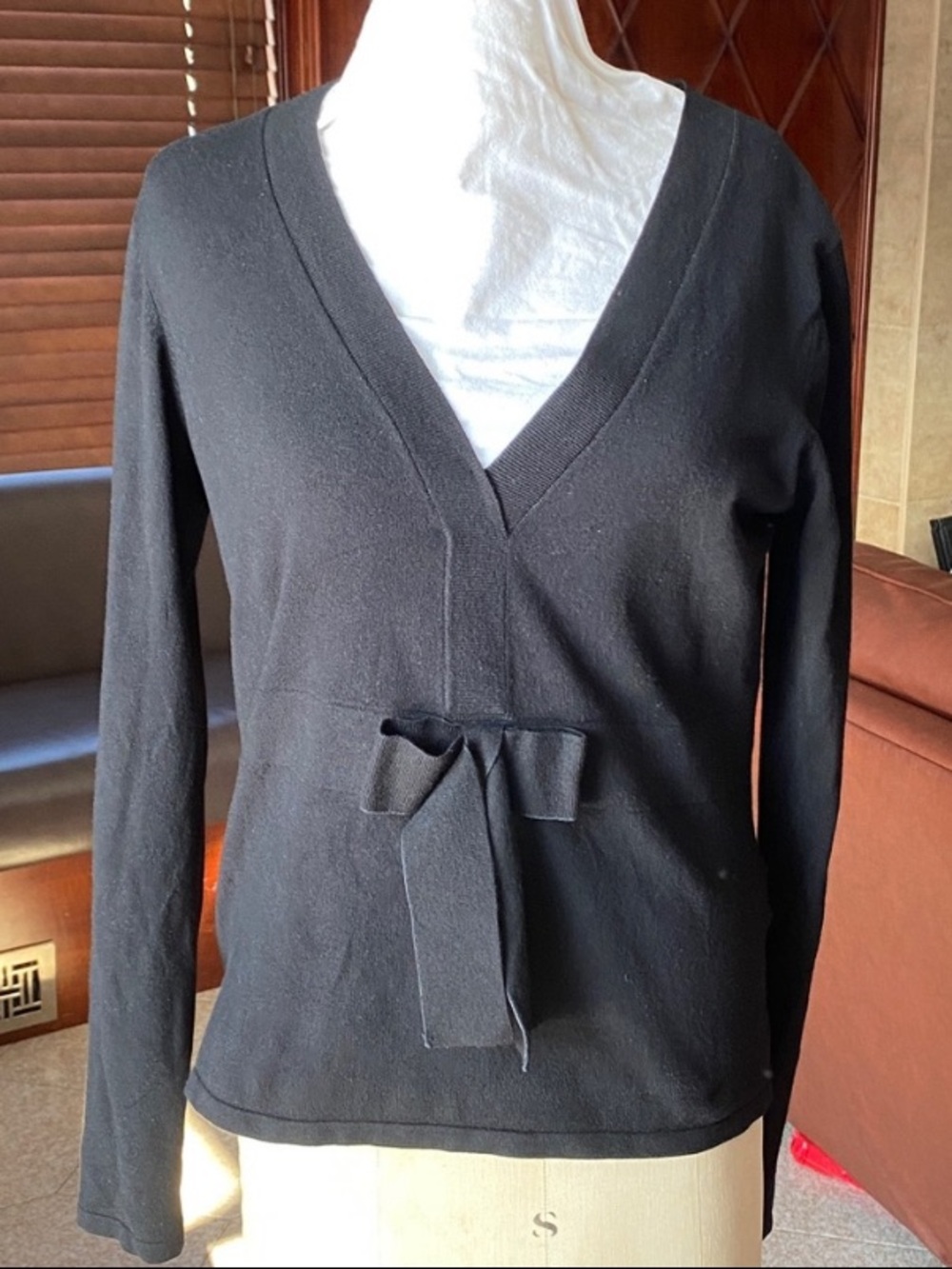 Sandra Angelozzi bow detail top - GUC